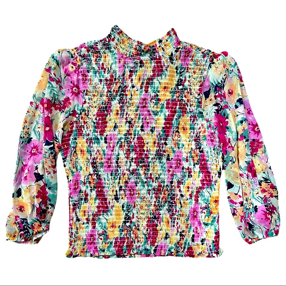 Nordstrom floral blouse